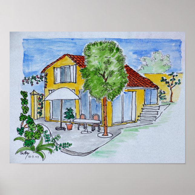 Póster Casa de Thomas | Marselha, França (Frente)