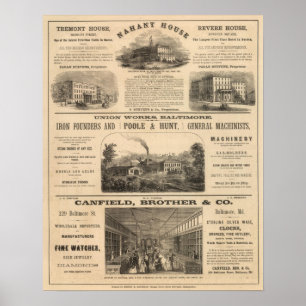 Póster Casa de Tremont, casa de Nahant do hotel de Boston