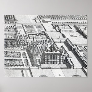 Póster Casa do Badminton no condado de Gloucester