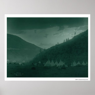 Póster Casa do corvo da montanha