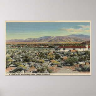 Poster Casa do deserto que negligencia a cidade