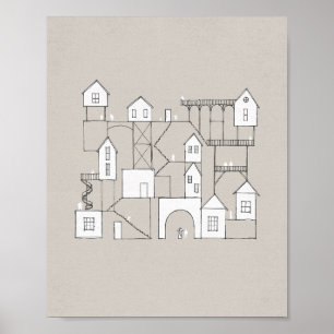 Poster "Casa do Meu Pai" - Arte do Céu, John 14 Bíblia