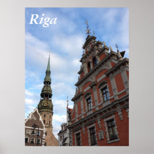 Póster Casa dos Blackheads. Riga, Latvia