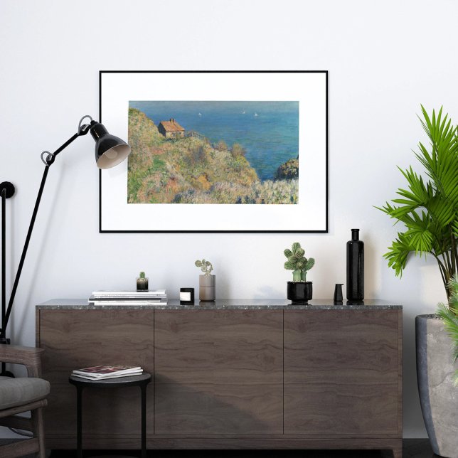 Poster Casa dos pescadores, Varengeville, Claude Monet (Criador carregado)