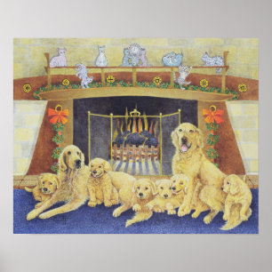 Poster Casa e lareira