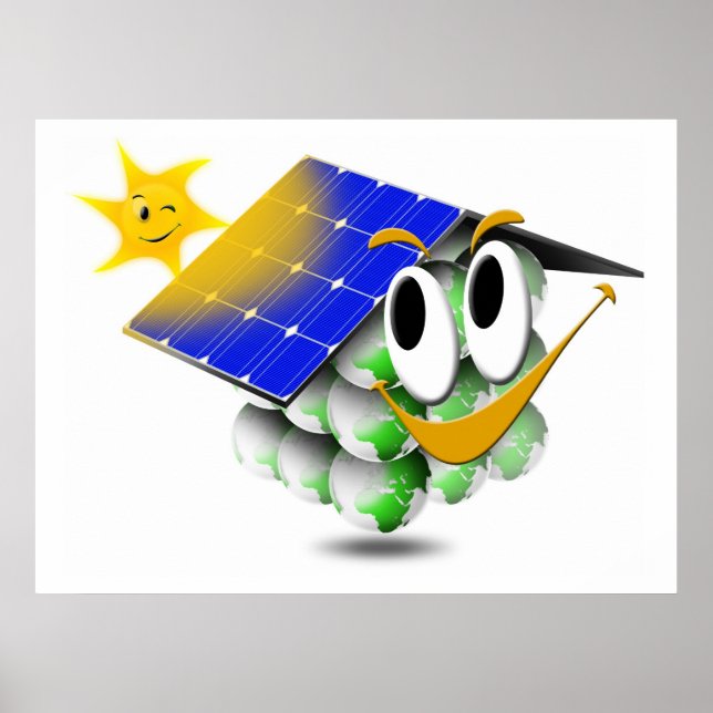 Poster Casa ecológica (Frente)