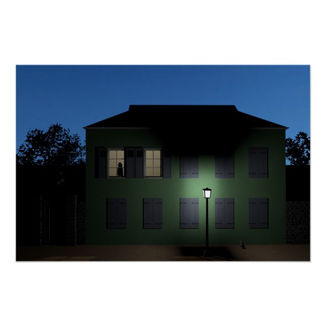 Póster Casa en el campo (Frente)