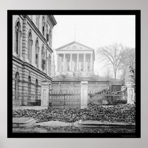 Póster Casa feita sob encomenda & Capitólio em Richmond,