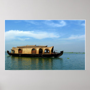 Poster Casa flutuante em India
