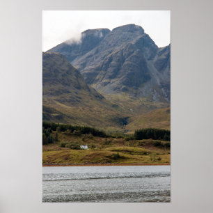 Poster Casa isolada na Ilha de Skye na Escócia