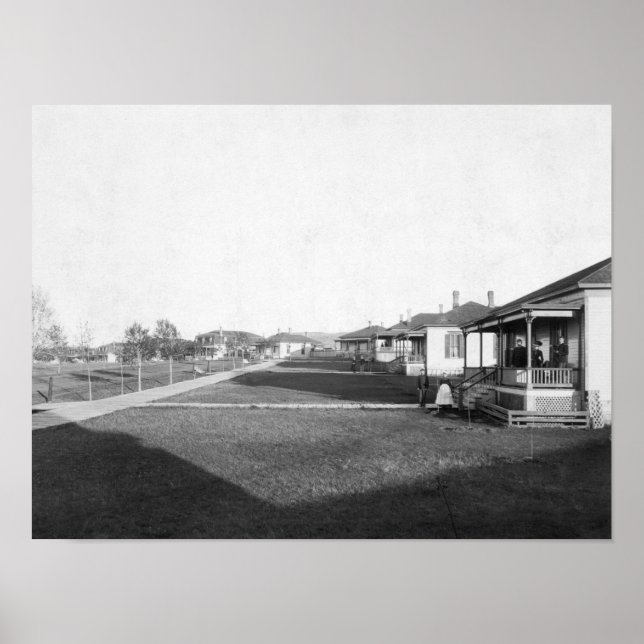 Póster Casa Militar na Área Residencial de Fort Meade (Frente)