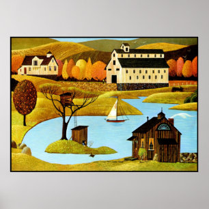 Poster Casa na árvore da ilha