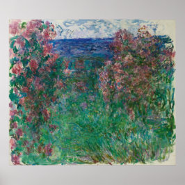 Poster Casa nas Rosas, Monet