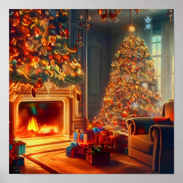 Poster Casa no Natal (Frente)