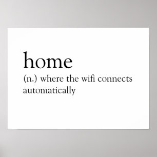 Poster Casa: Onde o wifi conecta automaticamente