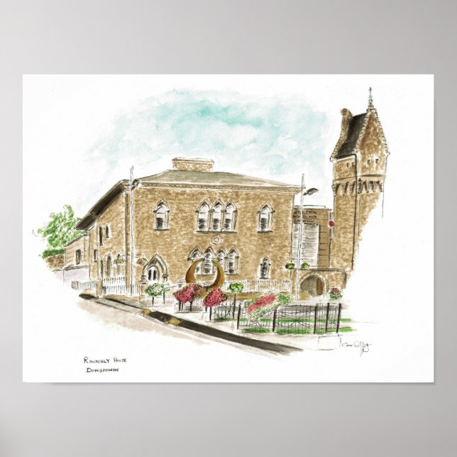Poster Casa Ranfurly Artes e Centro de Visitantes Dungann (Frente)