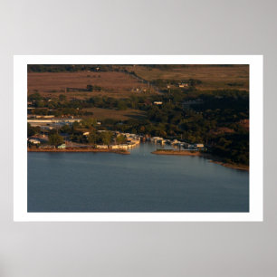 Póster Casa Slough da escola, lago Lawtonka