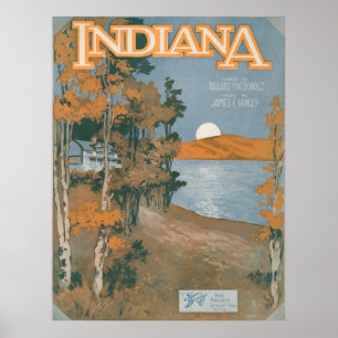 Póster Casa traseira outra vez em Indiana