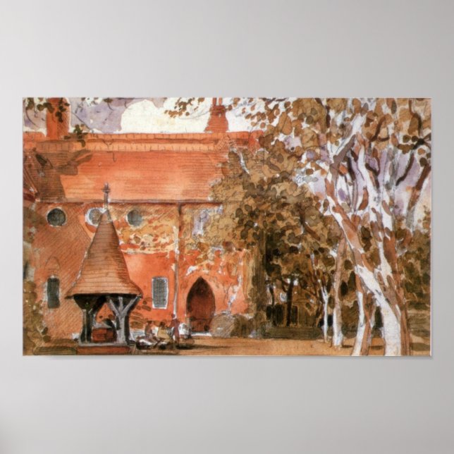 Póster Casa Vermelha (Frente)