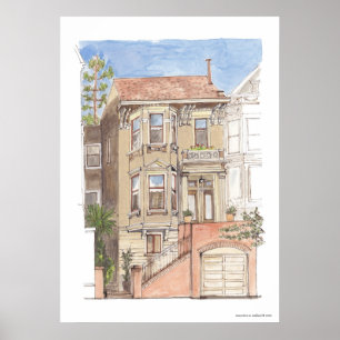 Póster Casa vitoriana