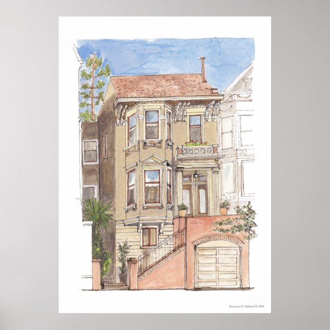 Póster Casa vitoriana (Frente)