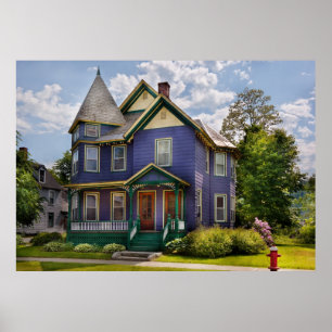 Póster Casa - Vitoriano - Casa das velhas senhoras