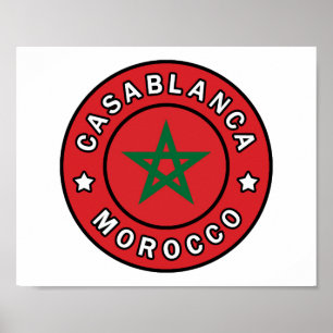 Poster Casablanca Marrocos