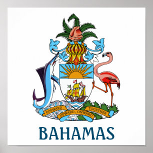 Poster Casaco de armas - Baamas