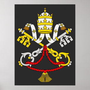 Poster Casaco de armas da Cidade Vaticano