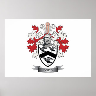 Póster Casaco de armas da Dodd Family Crest