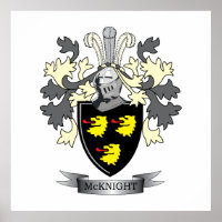 Casaco de Armas da McKnight Family Crest