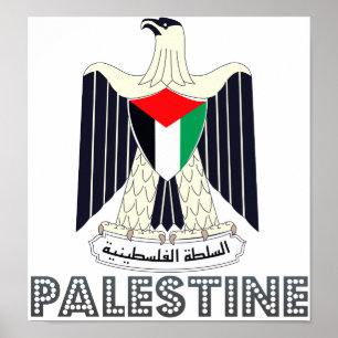 Póster Casaco de armas da Palestina