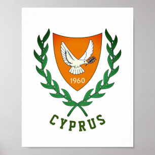 Poster Casaco de Armas de CHIPRE