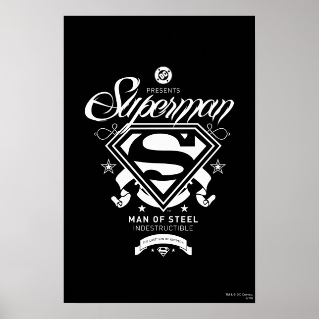 Poster Casaco de Armas do Super-Homem (Frente)