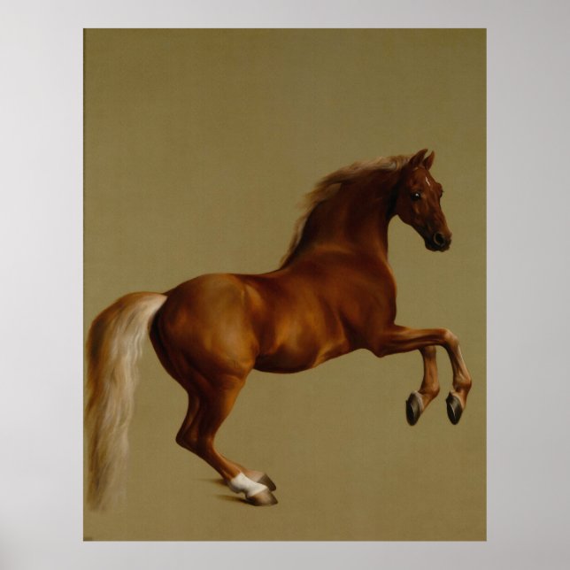 Póster Casaco de assobio de George Stubbs (Frente)