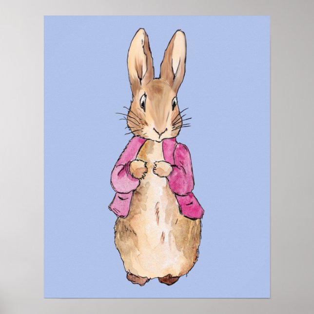 Poster Casaco rosa Classic Rabbit    (Frente)