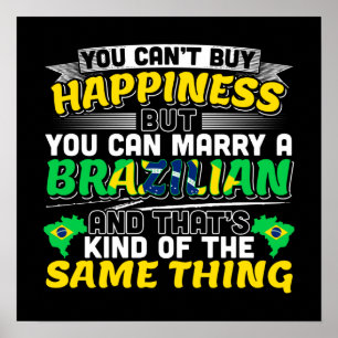 Poster Casado brasileiro - Felicidade no Brasil