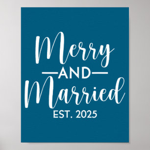 Poster Casados Felizes Natal 2025 Casais Fé Design