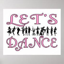 Poster Casais de dança de vamos