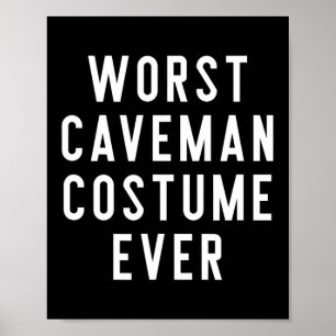 Poster Casais Halloween Costume Shirts Pior Caveman Cos