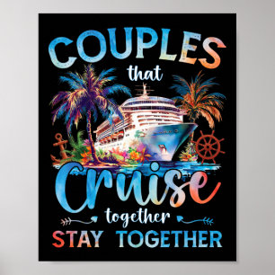 Poster Casais Que Cruzam Juntos Permanecem Juntos Vacatio