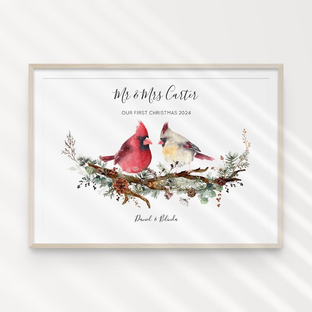 Poster Casal Cardinal de Natal (Criador carregado)