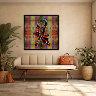 Póster casal dança