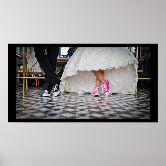 Póster Casal de Casamento em um Jantar de Anos 50 de Esti (Frente)