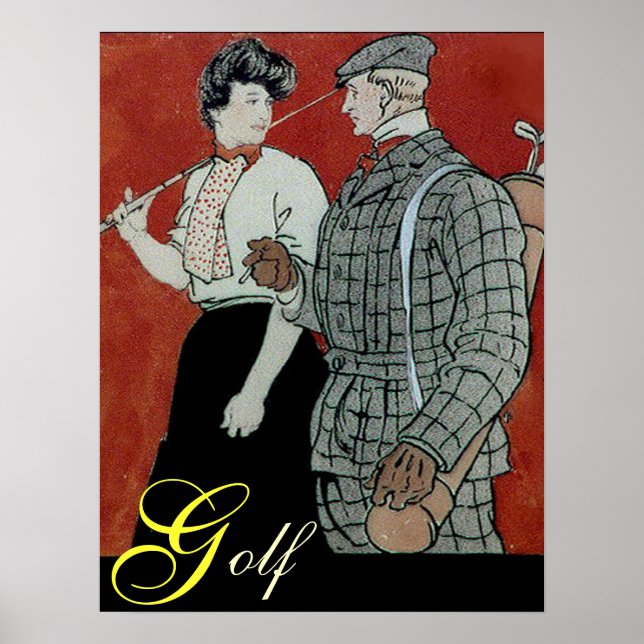 Poster Casal de Golfe (Frente)
