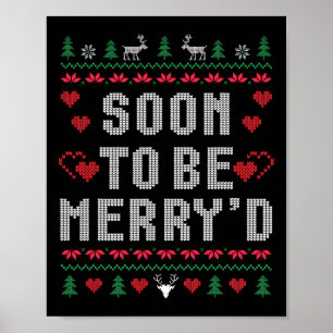 Poster Casal de Noivos de Natal Prestes a se Casar Matchi