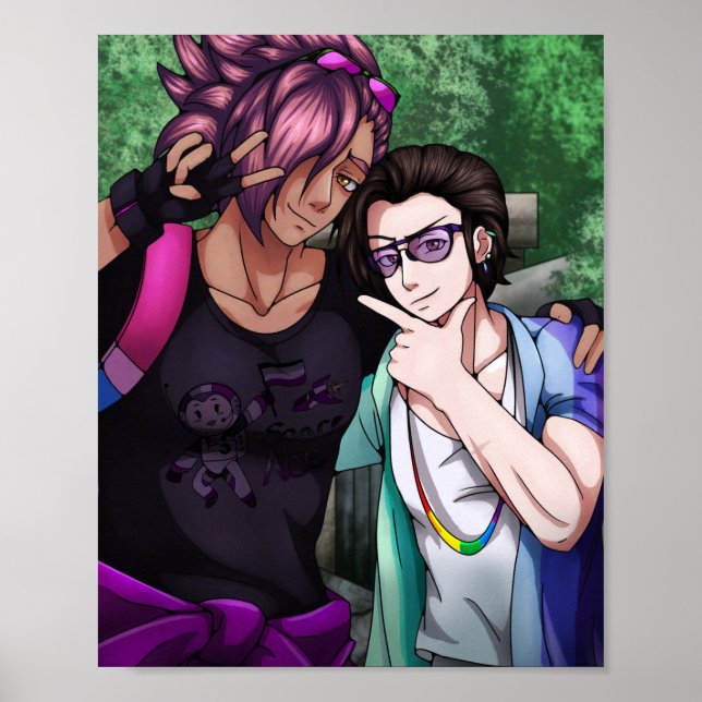 Poster Casal Feliz (Mês do Orgulho) (Frente)