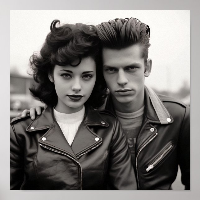 Poster Casal Greaser Punk (Frente)