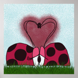 Poster Casal Ladybug