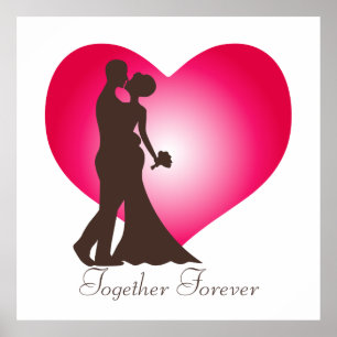 Póster Casal recém-casado